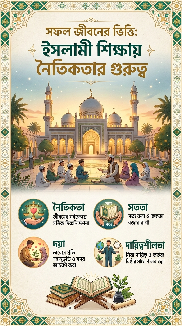 🕌 সফল জীবনের ভিত্তি: ইসলামী শিক্ষায় নৈতিকতার গুরুত্ব